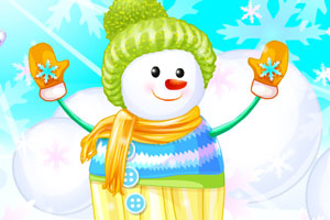 《打扮可爱的雪人》游戏画面1