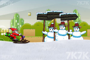 《圣诞老人雪上飞》游戏画面2