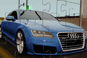 《奥迪A7汽车拼图》游戏画面1