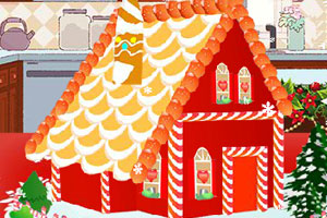 圣诞节的姜饼屋