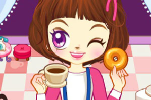 《阿sue的咖啡和甜甜圈》游戏画面1