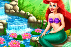 《美人鱼的美丽水塘》游戏画面1
