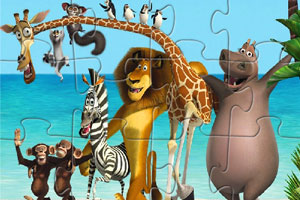 《马达加斯加大拼图》游戏画面1