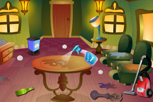 《菲奥娜的房间打扫》游戏画面1