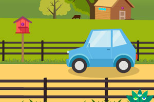 《小汽车逃出花园》游戏画面1