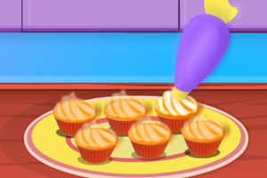 《美味的橘子纸杯蛋糕》游戏画面1