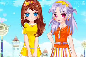 《可爱的彩虹女孩》游戏画面1