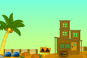 《逃离沙漠木屋》游戏画面1
