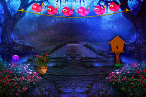 《逃出紫色森林城堡》游戏画面1