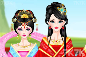 《中国公主换装》游戏画面1