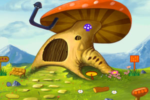 《小狗逃出蘑菇屋》游戏画面1