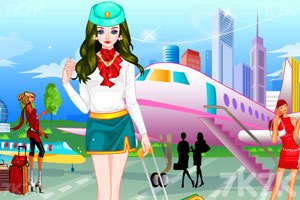 《空姐装扮》游戏画面1