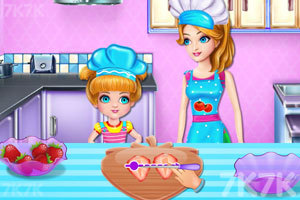 《和妈咪一起做蛋糕》游戏画面5