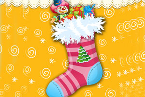 《圣诞节袜子装扮》游戏画面1