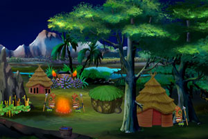 《逃离森林部落》游戏画面1