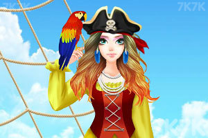 《美女的海盗装扮》游戏画面1