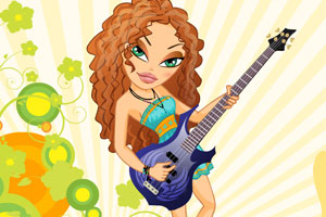 《弹吉他的帅气女孩》游戏画面1