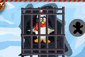 《圣诞企鹅逃脱》游戏画面1