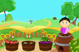 《农场找回失踪的水果》游戏画面1