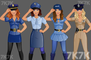 《时尚工作室的女警装》游戏画面1