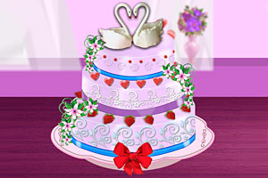 《玫瑰婚礼蛋糕》游戏画面1