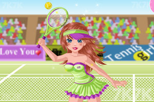 《网球女孩换装》游戏画面3
