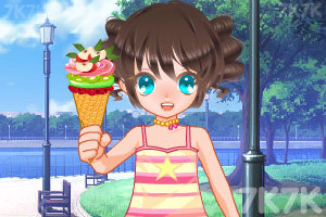 《可爱艾比的甜甜冰激凌》游戏画面2