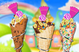 《自制美味的冰淇淋》游戏画面1
