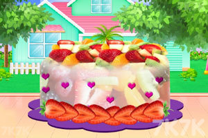 《水果冰淇淋蛋糕制作》游戏画面2