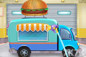 《清洗食品卡车》游戏画面1