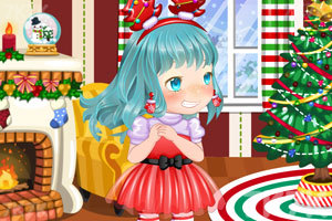 《可爱的女孩过圣诞》游戏画面2
