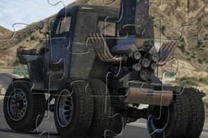 《V8卡车拼图》游戏画面1