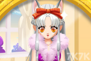 《猫女孩时尚装扮》游戏画面3
