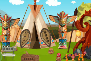 《救援原住民女孩》游戏画面1