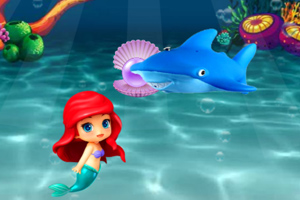 《美人鱼海底找星星》游戏画面1