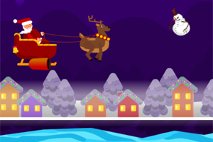 《圣诞老人打雪人》游戏画面1