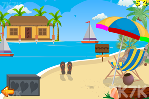 《逃离海滩小屋》游戏画面2