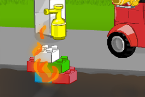 《乐高消防车》游戏画面1
