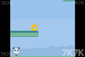 《小猫气球收金币》游戏画面1
