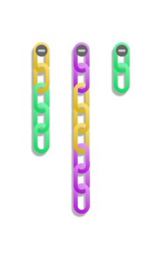 《彩色锁链分类》游戏画面3