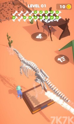 《恐龙化石挖掘》游戏画面3