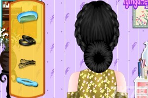 《梳妆头发》游戏画面2
