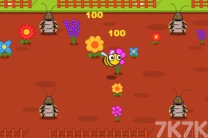 《小蜜蜂采花蜜》游戏画面2