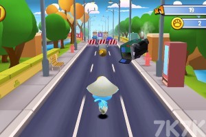 《蓝猫酷跑》游戏画面1