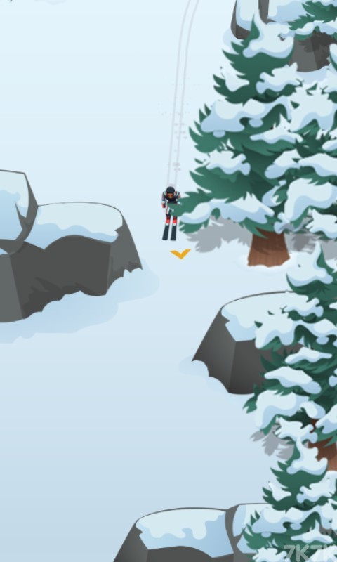 《高山滑雪赛》游戏画面1