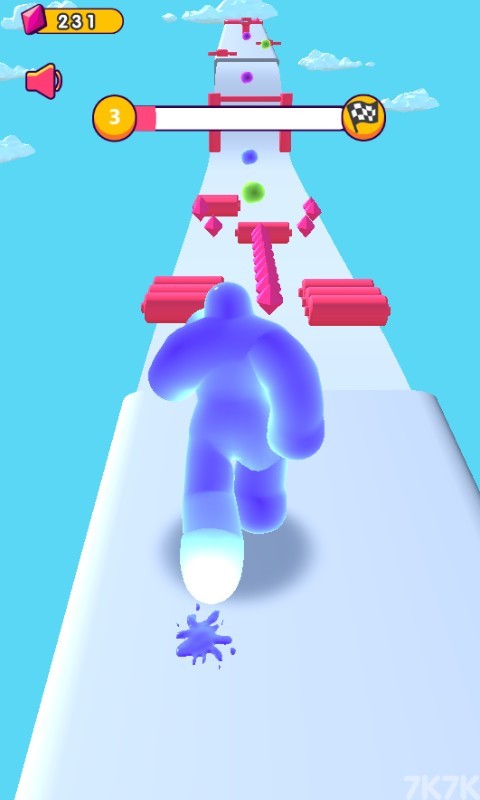 《奔跑的泡泡人》游戏画面1