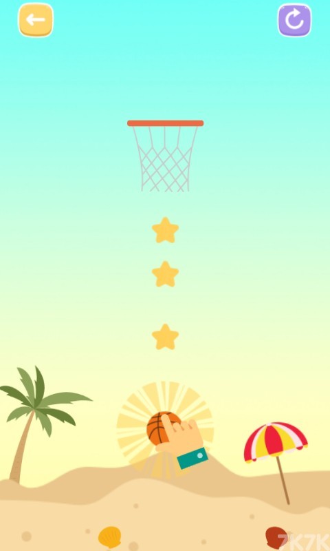 《篮球投进框》游戏画面1
