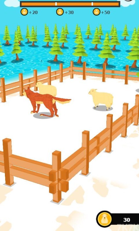 《小绵羊与大灰狼》游戏画面2