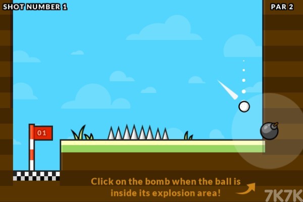 《爆炸高尔夫》游戏画面1