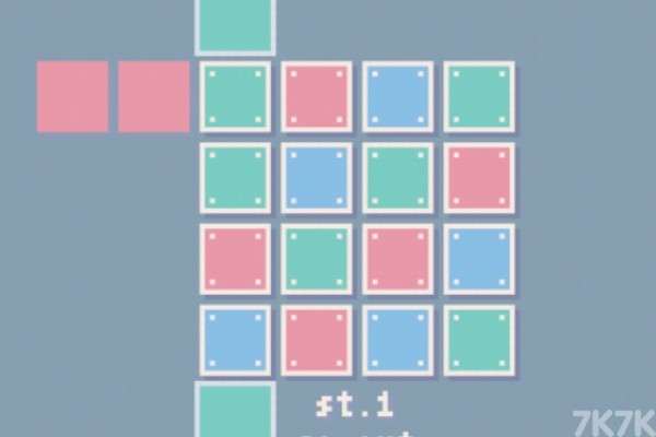 《彩方块对对碰》游戏画面1